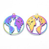 Ion Plating(IP) 201 Stainless Steel Pendants X-STAS-R114-001-2