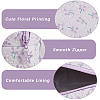 2Pcs 2 Styles Portable Travel Polyester Cosmetic Zipper Storage Clutch Bags ABAG-CY0001-01C-5