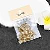 SHEGRACE Brass Ice Pick Pinch Bails XGRQ1R712-358G-6
