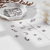 70Pcs 7 Styles Zinc Alloy Cabochons FIND-LP0003-32P-1
