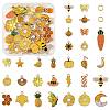 30Pcs Alloy Enamel Pendants FIND-FS0004-48-1