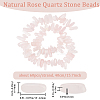 1 Strand Natural Rose Quartz Stone Beads Strands G-BBC0001-19-2