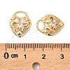 Brass Micro Pave Cubic Zirconia Pendants KK-K351-63G-3