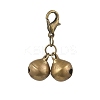 Brass Bell Pendant Decorations HJEW-JM02457-1