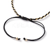 Adjustable Nylon Braided Cord Bracelet Making AJEW-JB00891-01-3