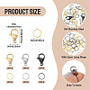 60Pcs 304 Stainless Steel Lobster Claw Clasps STAS-TA0001-46C-4