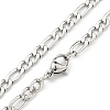 Non-Tarnish 304 Stainless Steel Pendant Necklaces NJEW-L118-03P-3