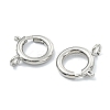 SHEGRACE Brass Spring Ring Clasps XGRPCN018-224P-1