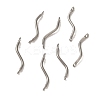Non-Tarnish 304 Stainless Steel Links Connector Charms STAS-Q323-13P-1