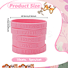 10 Sets Silicone Cord Bracelets BJEW-GO0001-29-2