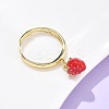 Brass with Enamel Finger Rings LS-RJEW-Q019-02B-G-3