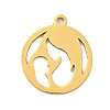 Mother's Day 201 Stainless Steel Pendants STAS-M015-26G-1