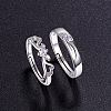 SHEGRACE Popular 925 Sterling Silver Couple Rings JR275A-3