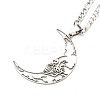 Non-Tarnish 304 Stainless Steel Pendant Necklaces NJEW-L118-03P-1