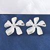 304 Stainless Steel Stud Earrings for Women EJEW-K306-20P-2