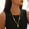 Geometric Hollow Alloy Earrings & Necklaces Sets for Women Party and Festive Wear TW5135-3