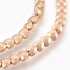 Electroplated Non-magnetic Synthetic Hematite Bead Strand G-E498-10B-01-2