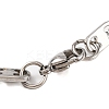 201 Stainless Steel Link Chain Bracelets BJEW-B078-140GP-3