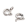 Non-Tarnish 316 Stainless Steel Spring Ring Clasps STAS-B072-08P-02-2