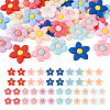 DIY Flower Cabochons Jewelry Making Finding Kit FIND-TA0002-45-1