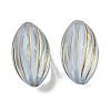 Plating Transparent Acrylic Beads OACR-B013-17D-2