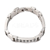 304 Stainless Steel Panther Chain Bracelets for Women Men BJEW-R018-03P-4