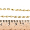 2.5MM Brass Rice Ball Chain Necklaces NJEW-P339-04G-5