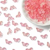 100Pcs Transparent Spray Painted Glass Beads GLAA-YW0005-09E-1