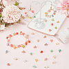 60Pcs Dyed Synthetic Coral Flower Charms PALLOY-BM00009-4