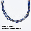 2 Strands Natural Sodalite Beads Strands G-GO0001-42-3