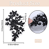 Polyester Embroidery Sew on Appliques PATC-WH0012-34-2