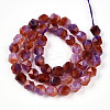 Dyed Natural White Jade Beads Strands G-T139-8mm-45J-3