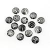 Glass Cabochons GGLA-Q041-25mm-CM-1