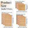 9 Styles Alloy Metal Stickers DIY-TA0010-36-2