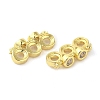Rack Plating Brass Pave Clear Cubic Zirconia Spacer Bars LS-KK-B088-11B-G-2