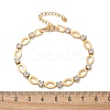 304 Stainless Steel Rhinestone Cup Chain Bracelets for Women BJEW-F488-26C-G-5