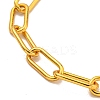 Brass Paperclip Chains Bracelets for Women BJEW-G703-09G-2
