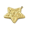 Ion Plating(IP) 304 Stainless Steel Pendants STAS-B058-26G-09-2