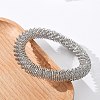 304 Stainless Steel Stretch Bangles for Women LS-BJEW-P315-02E-P-3