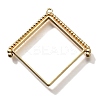 Alloy Open Back Bezel Pendants PALLOY-I223-08LG-1