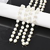 Handmade Glass Pearl Beaded Chains for Necklaces/Bracelets Making AJEW-PH00633-02-5