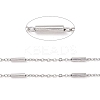 Tarnish Resistant Handmade 304 Stainless Steel Cable Chains CHS-G003-11P-A-4