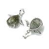 Natural Labradorite Pendants G-C114-05P-06-2