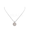 201 Stainless Steel 12 Constellations Pendant Necklace with 304 Stainless Steel Snake Chains for Women NJEW-JN04140-4