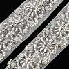 Polyester Flower Lace Trims OCOR-A007-15-1