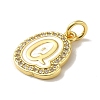 Brass Micro Pave Cubic Zirconia Pendants KK-K354-02G-Q-2