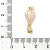 Brass Enamel Hot Air Balloon Pendants KK-H254-01G-01-3