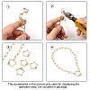 Brass Micro Pave Clear Cubic Zirconia Screw Carabiner Lock Charms ZIRC-T010-07G-4