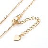Oval with Virgin Mary & Natural Pearl Beads Pendant Necklaces NJEW-JN03625-01-6
