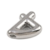 304 Stainless Steel Pendants STAS-P402-01P-04-2